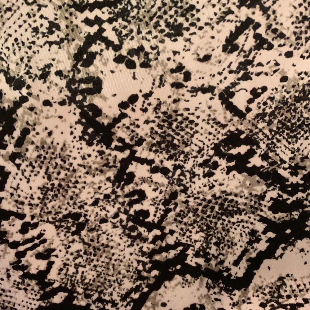 Express Python Print Peplum Dress - Picture 5 of 5